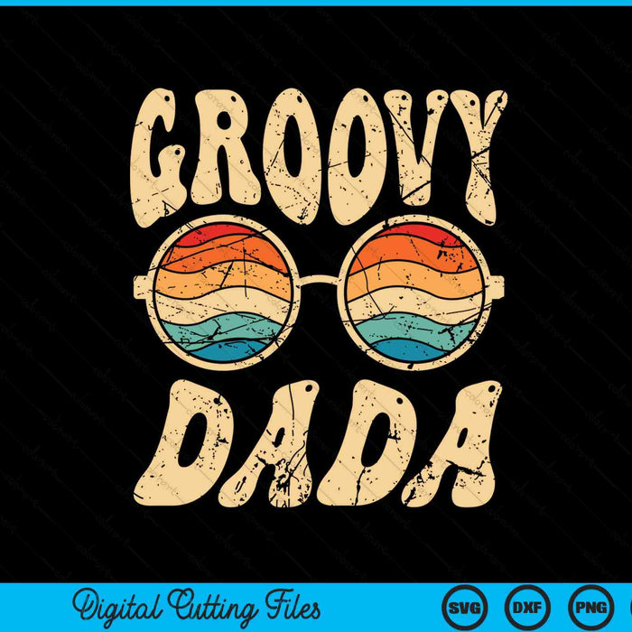 Groovy dada 70s aesthetic nostalgia 1970's SVG cut file