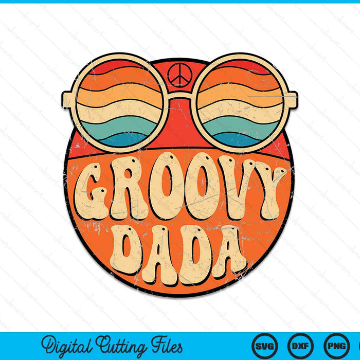 Groovy dada 70s aesthetic nostalgia 1970's vintage SVG cut file