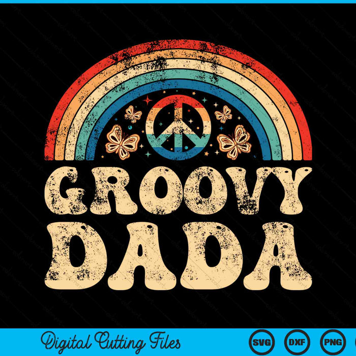 Groovy dada 70s aesthetic nostalgia 1970's retro SVG cut file
