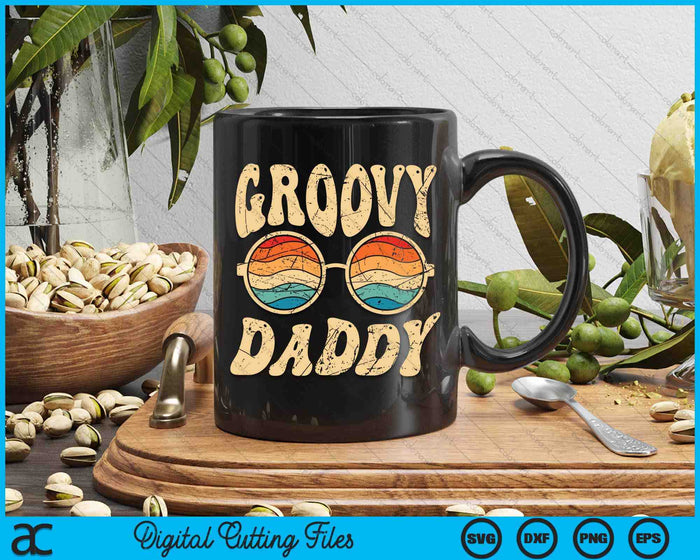 Groovy Daddy 70s Aesthetic Nostalgia 1970's SVG PNG Digital Printable Files