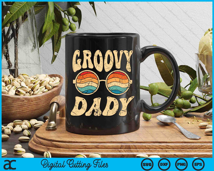 Groovy Dady 70s Aesthetic Nostalgia 1970's SVG PNG Digital Printable Files