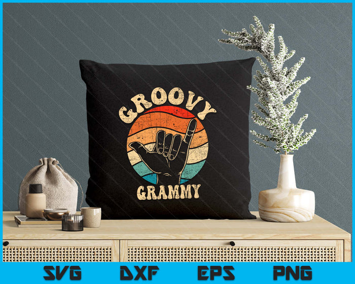 Groovy Grammy 70s Aesthetic Nostalgia 1970's Retro SVG PNG Digital Printable Files