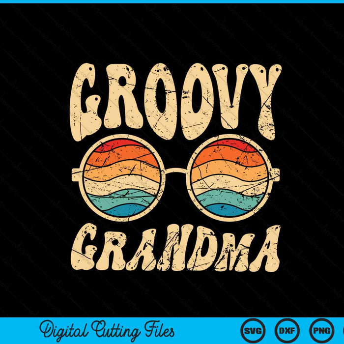 Groovy grandma 70s aesthetic nostalgia 1970's SVG cut file