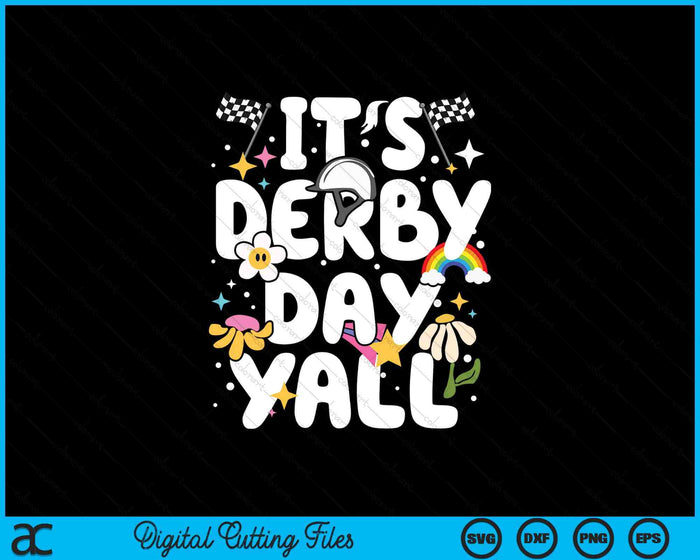 Groovy Horse Racing Derby Day Costume KY Sports Suppliers SVG PNG Digital Printable Files