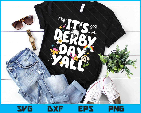 Groovy Horse Racing Derby Day Costume Ky Sports Suppliers SVG PNG Digital Printable Files