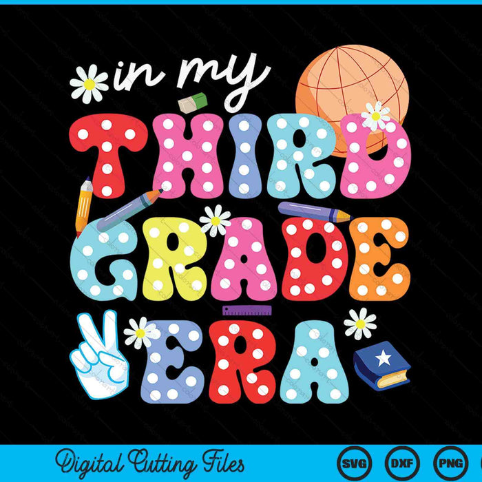Groovy in my third grade era first day SVG cut file