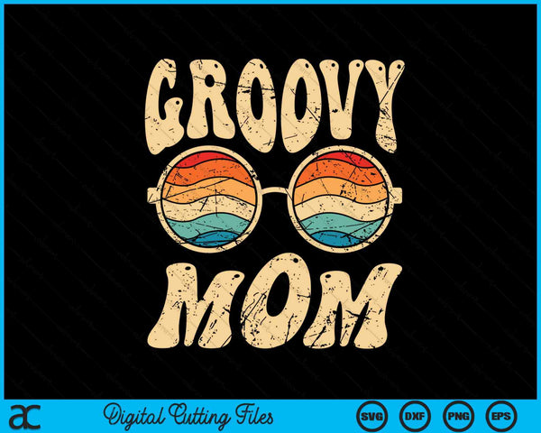 Groovy Mom 70s Aesthetic Nostalgia 1970's SVG PNG Digital Printable Files