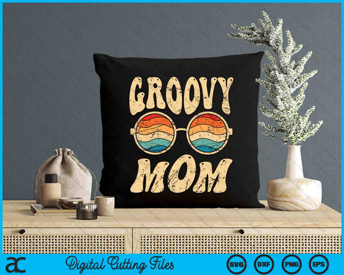 Groovy Mom 70s Aesthetic Nostalgia 1970's SVG PNG Digital Printable Files
