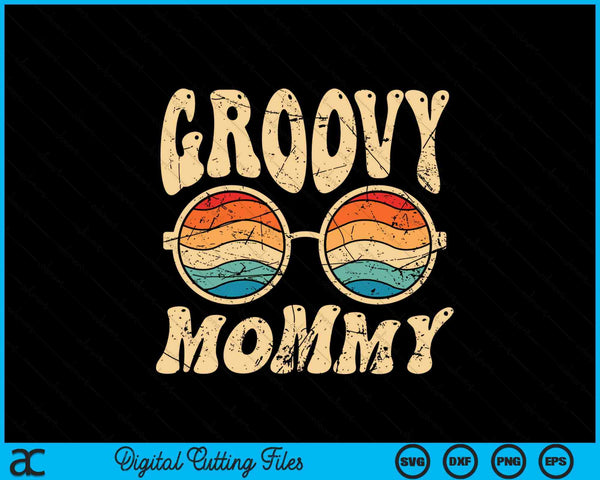 Groovy Mommy 70s Aesthetic Nostalgia 1970's SVG PNG Digital Printable Files