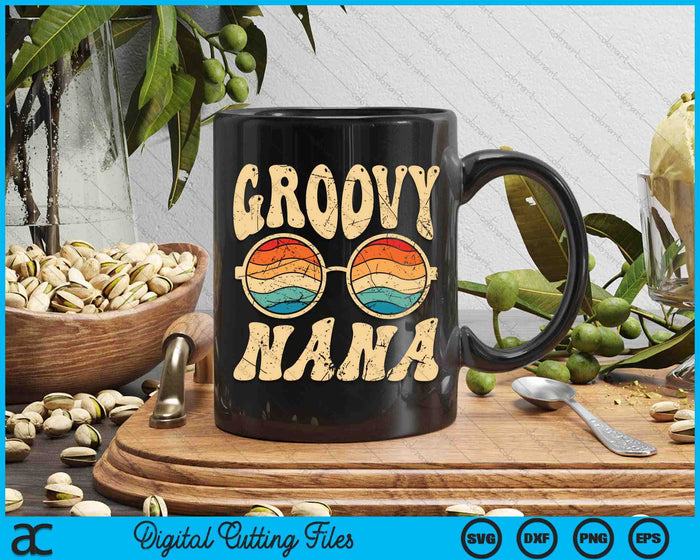 Groovy Nana 70s Aesthetic Nostalgia 1970's SVG PNG Digital Printable Files