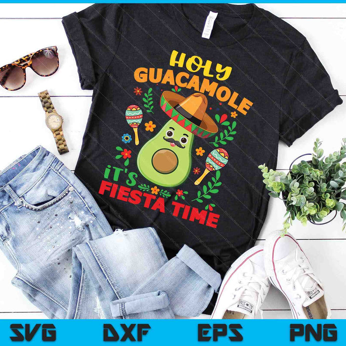 Guacamole Cinco De Mayo Mexican Fiesta Gift SVG PNG Digital Cutting Files