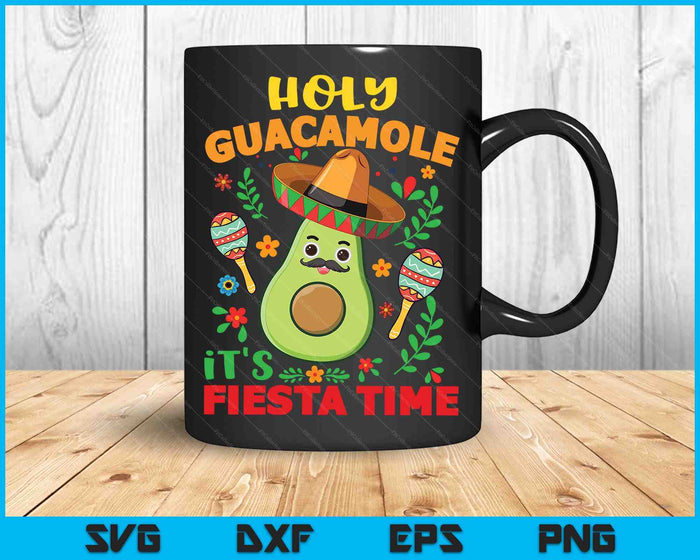 Guacamole Cinco De Mayo Mexican Fiesta Gift SVG PNG Digital Cutting Files