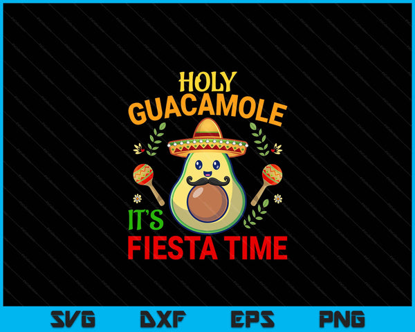 Guacamole Cinco De Mayo Mexican Fiesta Gift Mens & Womens SVG PNG Digital Printable Files