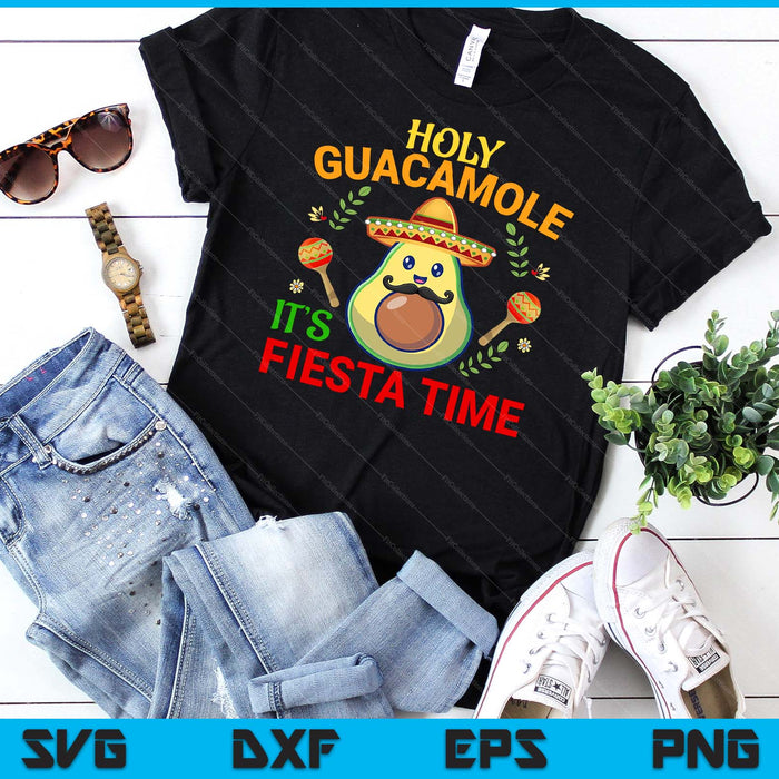 Guacamole Cinco De Mayo Mexican Fiesta Gift Mens & Womens SVG PNG Digital Printable Files