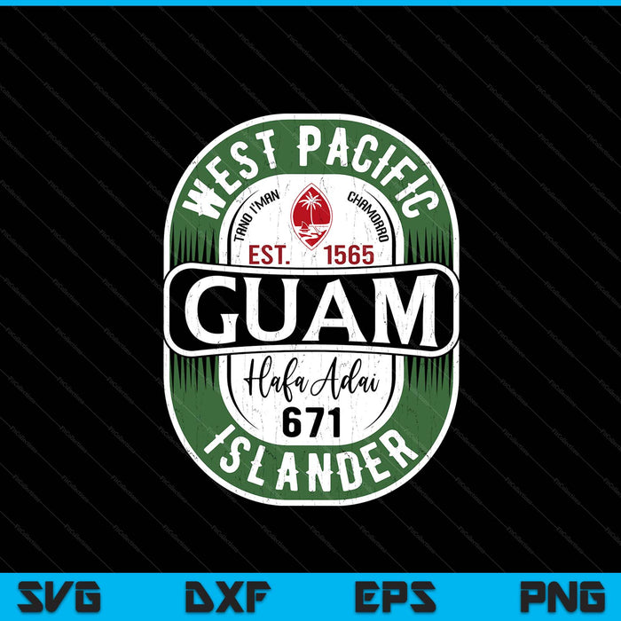 Guam guahan 671 for hafa Adai SVG cut file