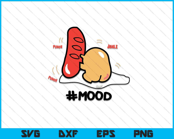 Gudetama The Lazy Egg Mood Boxing Hot Dog SVG PNG Cutting Printable Files