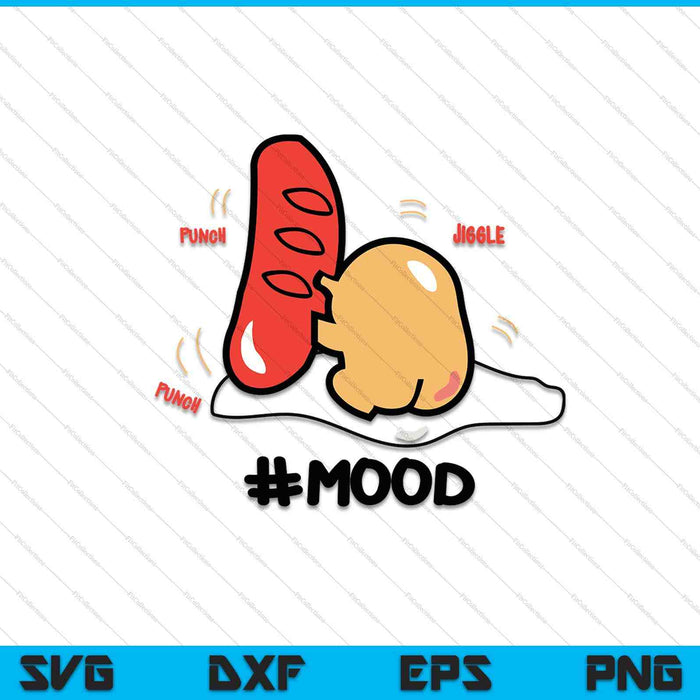 Gudetama The Lazy Egg Mood Boxing Hot Dog SVG PNG Cutting Printable Files