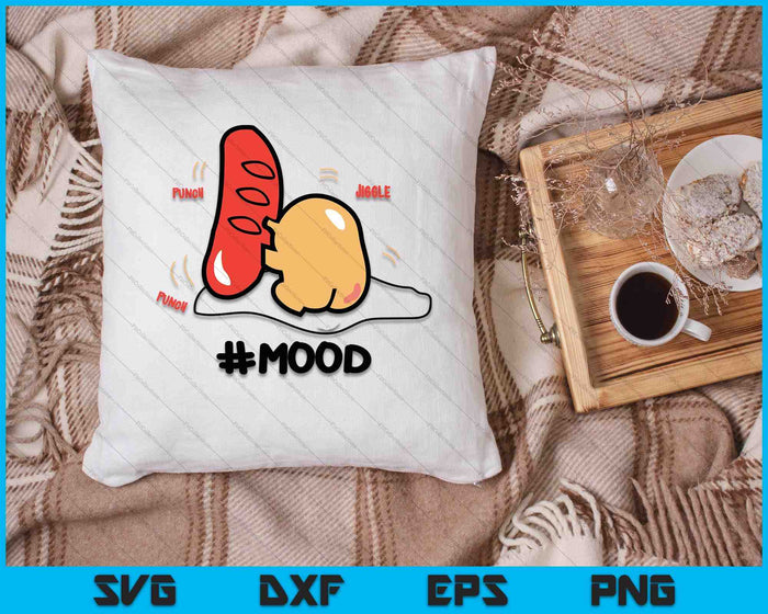 Gudetama The Lazy Egg Mood Boxing Hot Dog SVG PNG Cutting Printable Files