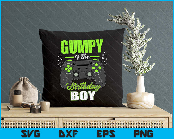 Gumpy Of The Birthday Boy Matching Video Gamer Birthday SVG PNG Digital Printable Files