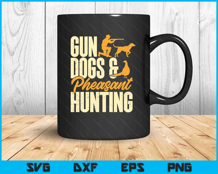 Gun Dogs & Pheasant Hunting Upland Bird Hunting SVG PNG Digital Printable Files