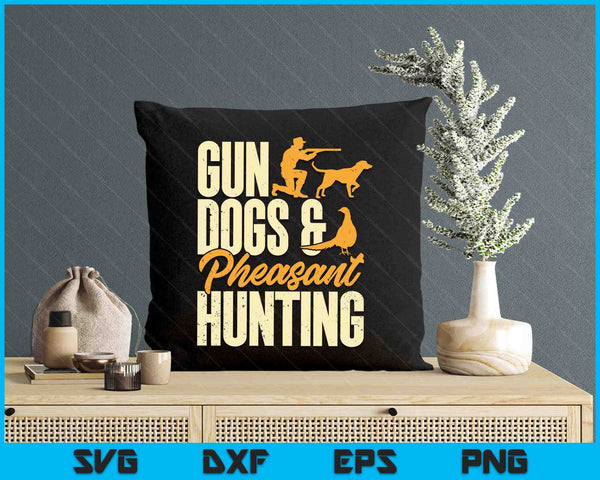 Gun Dogs & Pheasant Hunting Upland Bird Hunting SVG PNG Digital Printable Files