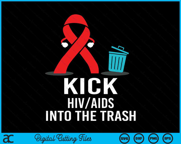 HIV Awareness Month Gifts Red Ribbon National AIDS Awareness SVG PNG Digital Cutting Files