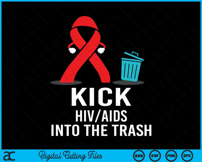 HIV Awareness Month Gifts Red Ribbon National AIDS Awareness SVG PNG Digital Cutting Files