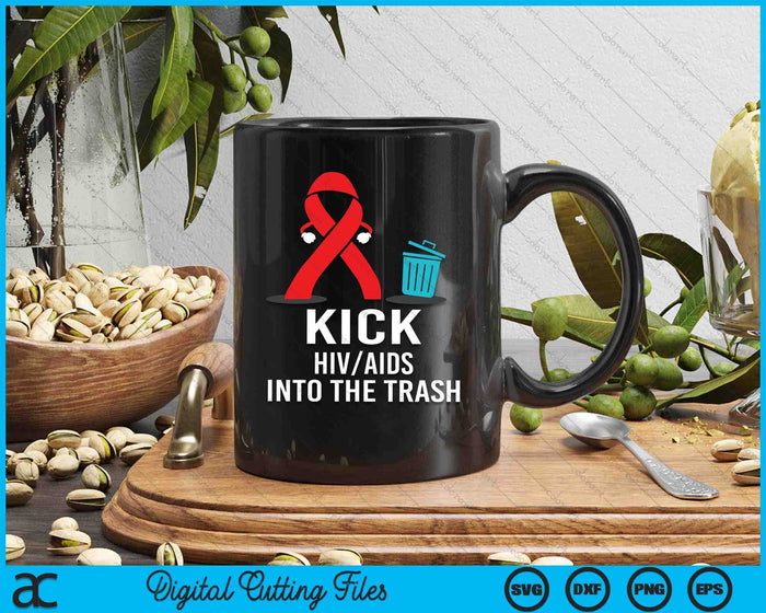 HIV Awareness Month Gifts Red Ribbon National AIDS Awareness SVG PNG Digital Cutting Files