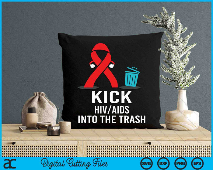 HIV Awareness Month Gifts Red Ribbon National AIDS Awareness SVG PNG Digital Cutting Files