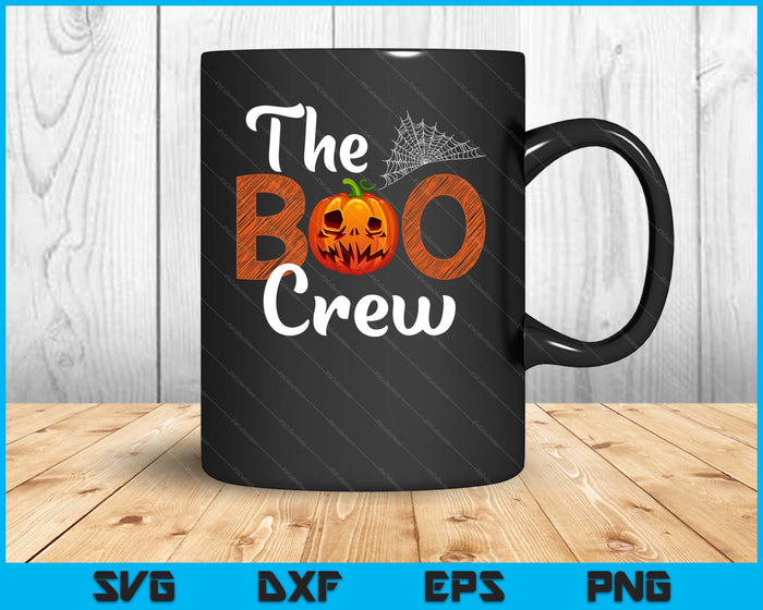 Halloween Boo Crew Halloween Trick Or Treat Boys Girls SVG PNG Digital Cutting File