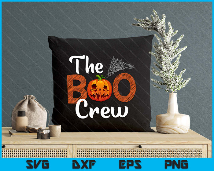 Halloween Boo Crew Halloween Trick Or Treat Boys Girls SVG PNG Digital Cutting File