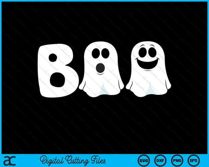 Halloween Boo Ghosts Trick Treat SVG PNG digitale snijbestanden