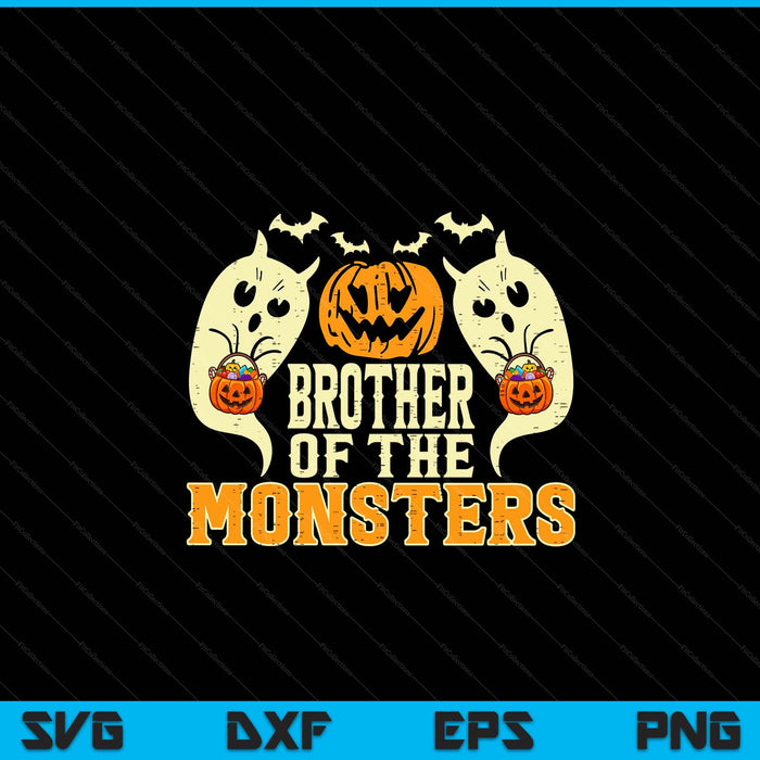 Halloween brother of monsters family costume SVG cut file