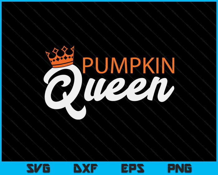 Halloween Costume for Her 'Pumpkin Queen' Girls Halloween SVG PNG Digital Cutting File