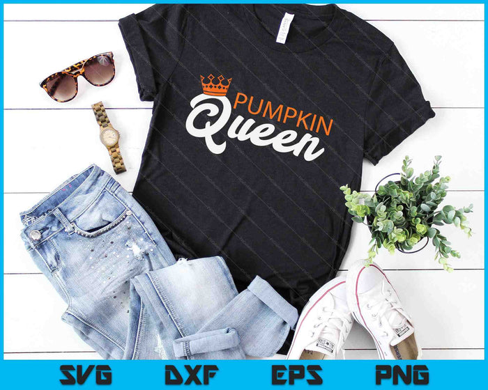 Disfraz de Halloween para sus niñas 'Pumpkin Queen' Halloween SVG PNG Archivo de corte digital