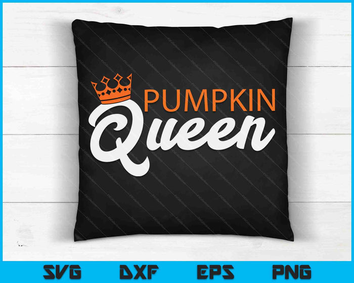 Halloween kostuum voor haar 'Pumpkin Queen' meisjes Halloween SVG PNG digitaal snijden-bestand