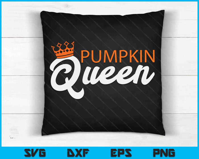 Halloween Costume for Her 'Pumpkin Queen' Girls Halloween SVG PNG Digital Cutting File