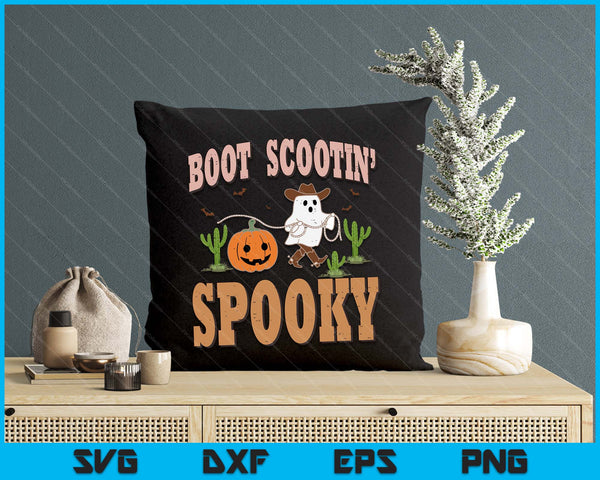 Halloween Cowboy Ghost Boot Scootin Spooky Costume SVG PNG Digital Printable Files
