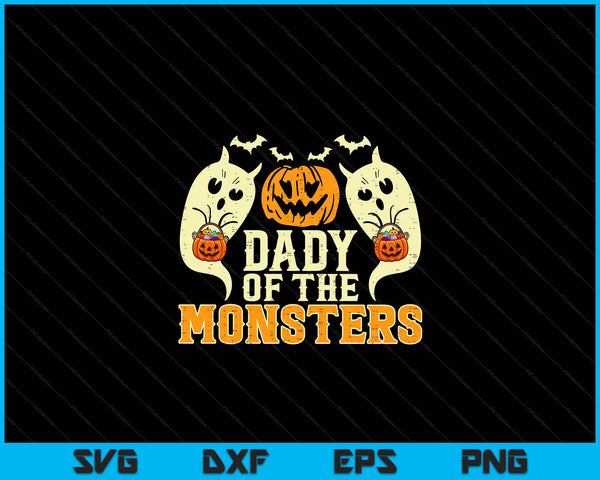 Halloween dady of monsters family costume SVG cut file