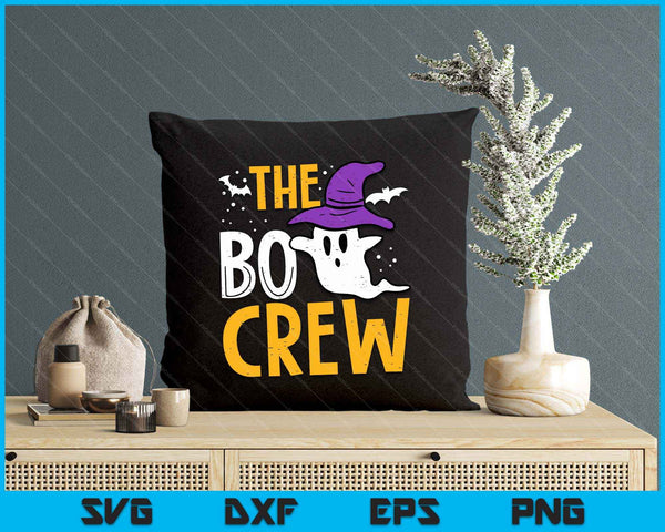 Halloween Ghost The Boo Crew Costume Matching SVG PNG Digital Printable Files