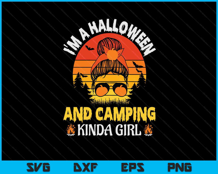 Halloween Girl Halloween Camping Queen Of Halloween SVG PNG Digital Printable Files