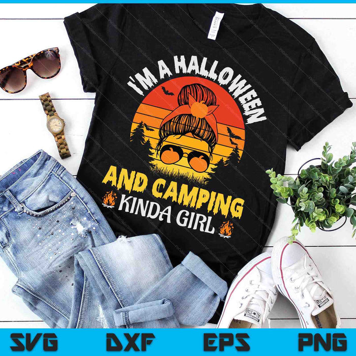 Halloween Girl Halloween Camping Queen Of Halloween SVG PNG Digital Printable Files