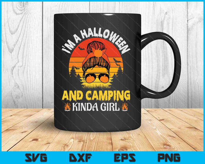 Halloween Girl Halloween Camping Queen Of Halloween SVG PNG Digital Printable Files