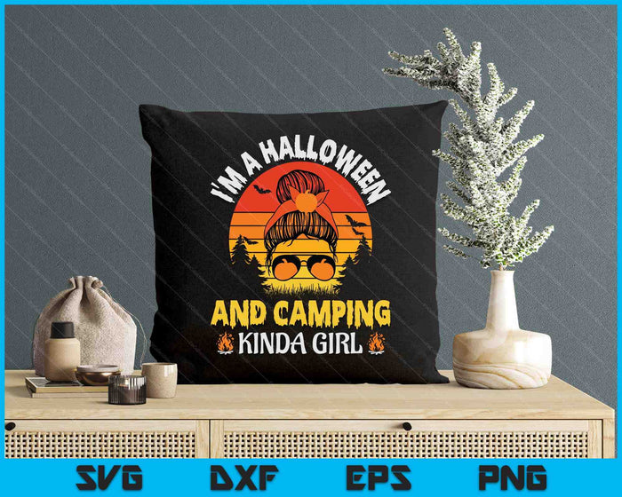 Halloween Girl Halloween Camping Queen Of Halloween SVG PNG Digital Printable Files