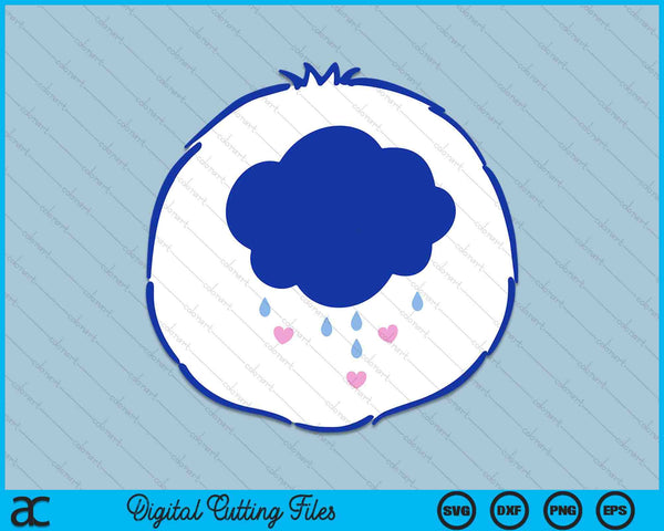 Halloween Grumpy Bear Halloween Costume SVG PNG Digital Cutting Files