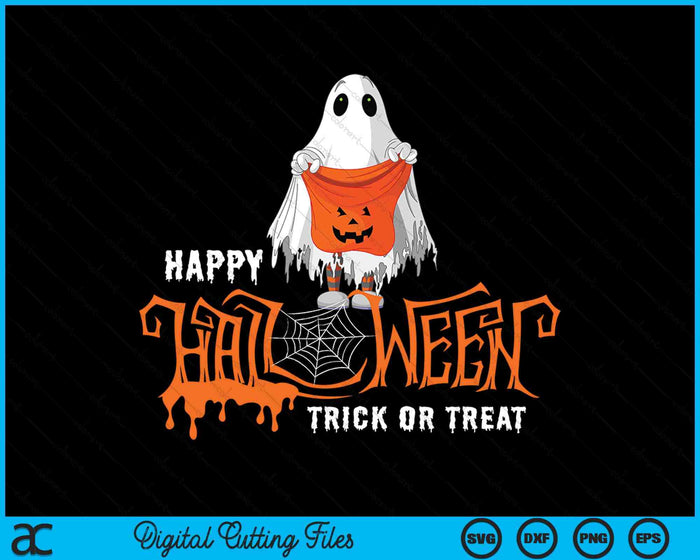 Halloween Happy Trick Or Treat SVG PNG Digital Cutting Files