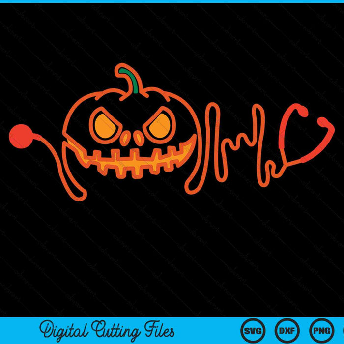 Halloween verpleegster arts stethoscoop pompoen SVG PNG digitale snijbestanden