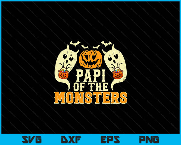 Halloween papi of monsters family costume SVG cut file