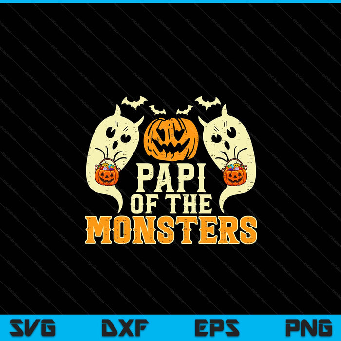 Halloween papi of monsters family costume SVG cut file