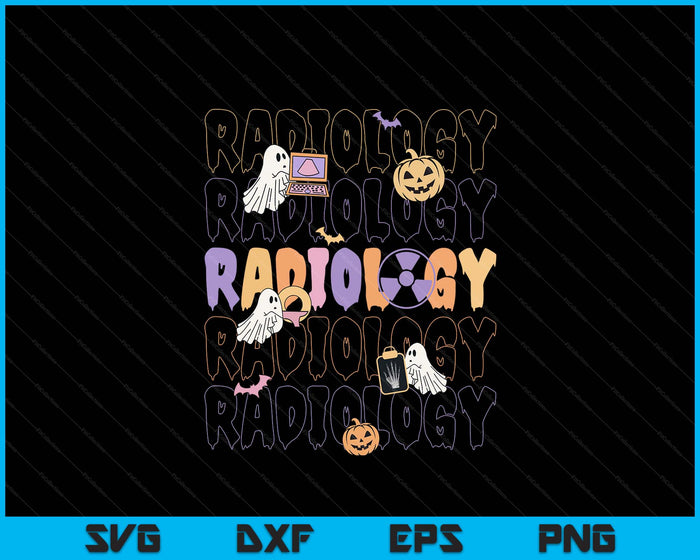 Halloween Radiology Fall Autumn RAD Tech X-Ray Technologist SVG PNG Digital Printable Files